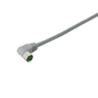 OP-87400 - Cabo conector M8 em formato de L de PUR, 2 m